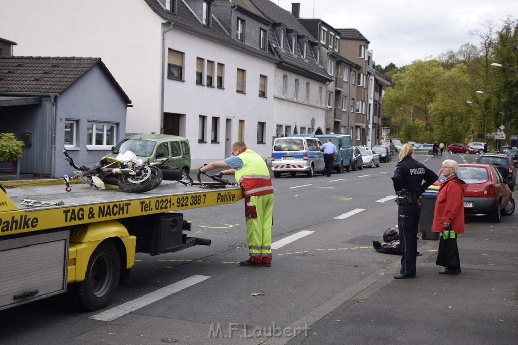 VU Krad PKW Koeln Duennwald Berlinerstr P132.JPG - Miklos Laubert